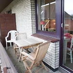 公寓 Haus Diana *ferienwohnung Wattenmeer* 维特丁